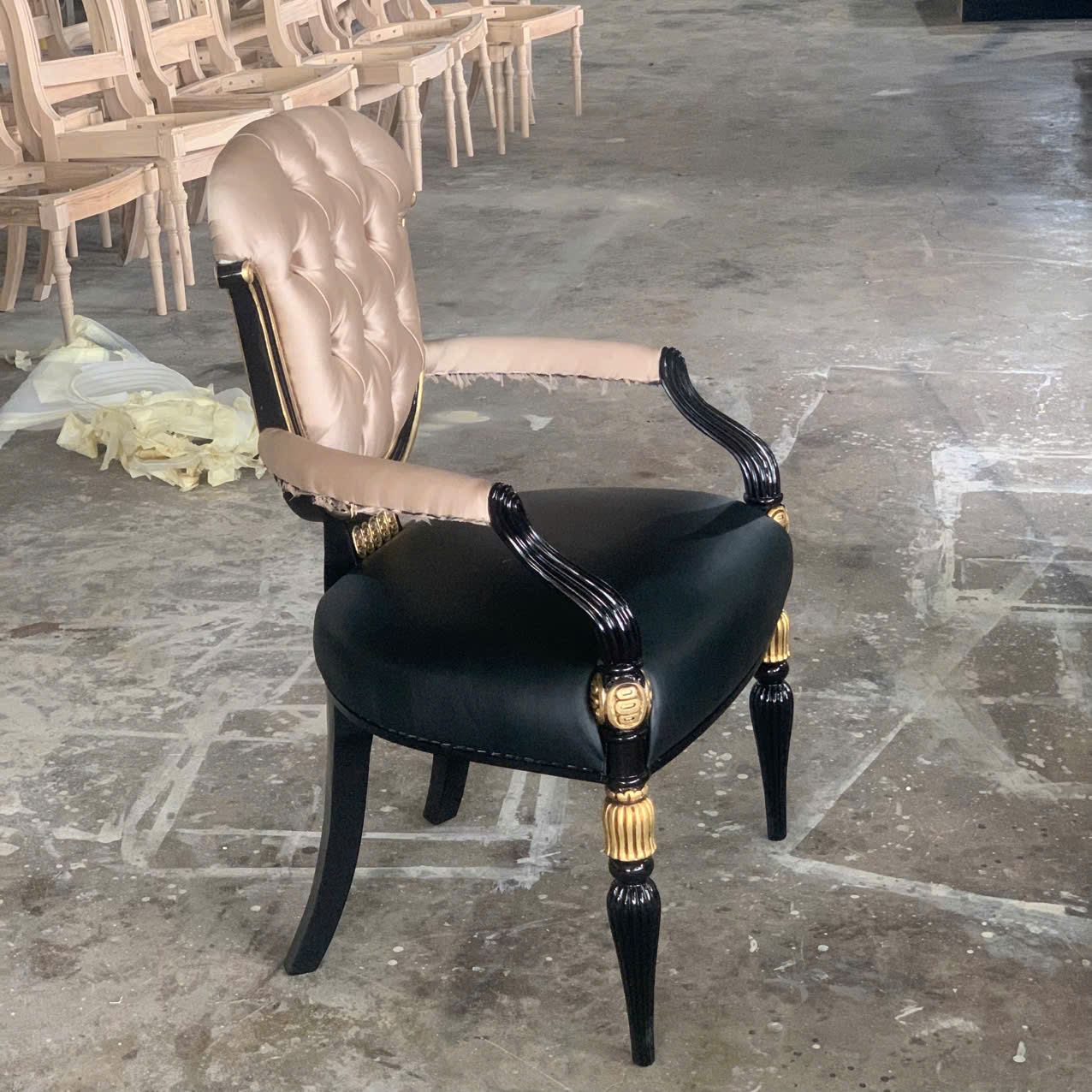 GHẾ LÀM VIỆC LOUIS XVI CỔ ĐIỂN SANG TRỌNG PHONG CÁCH TÂN CỔ ĐIỂN CHÂU ÂU